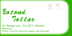 botond tollar business card